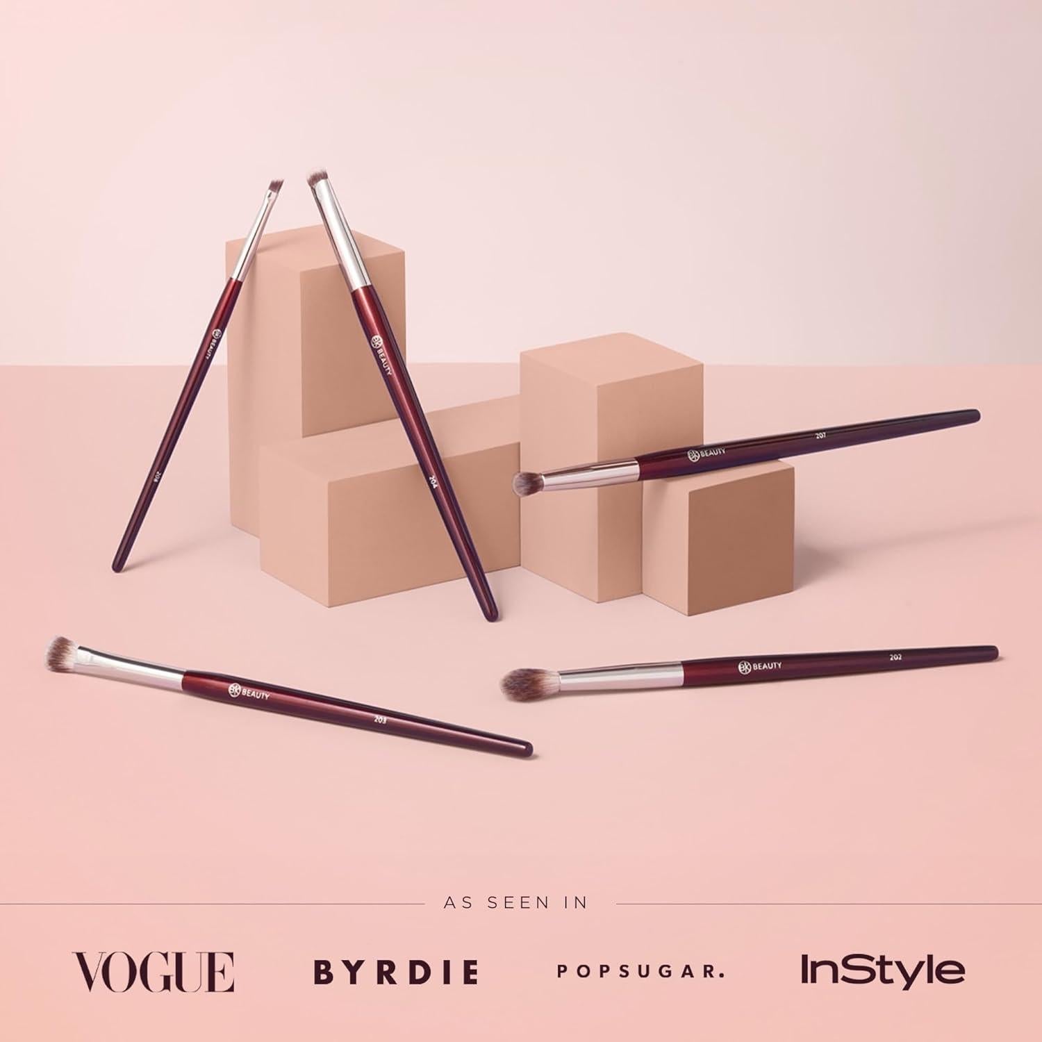 Juego de Brochas para Ojos BK Beauty - 5 Piezas Ultra Suaves