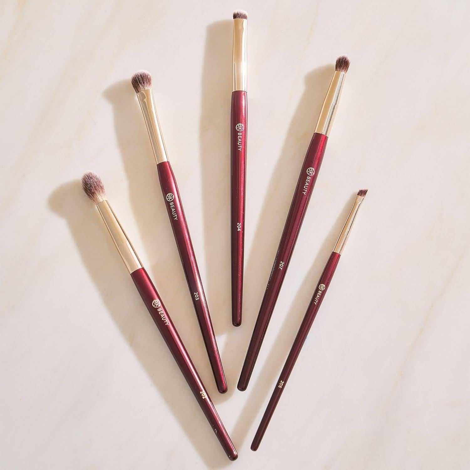 Juego de Brochas para Ojos BK Beauty - 5 Piezas Ultra Suaves