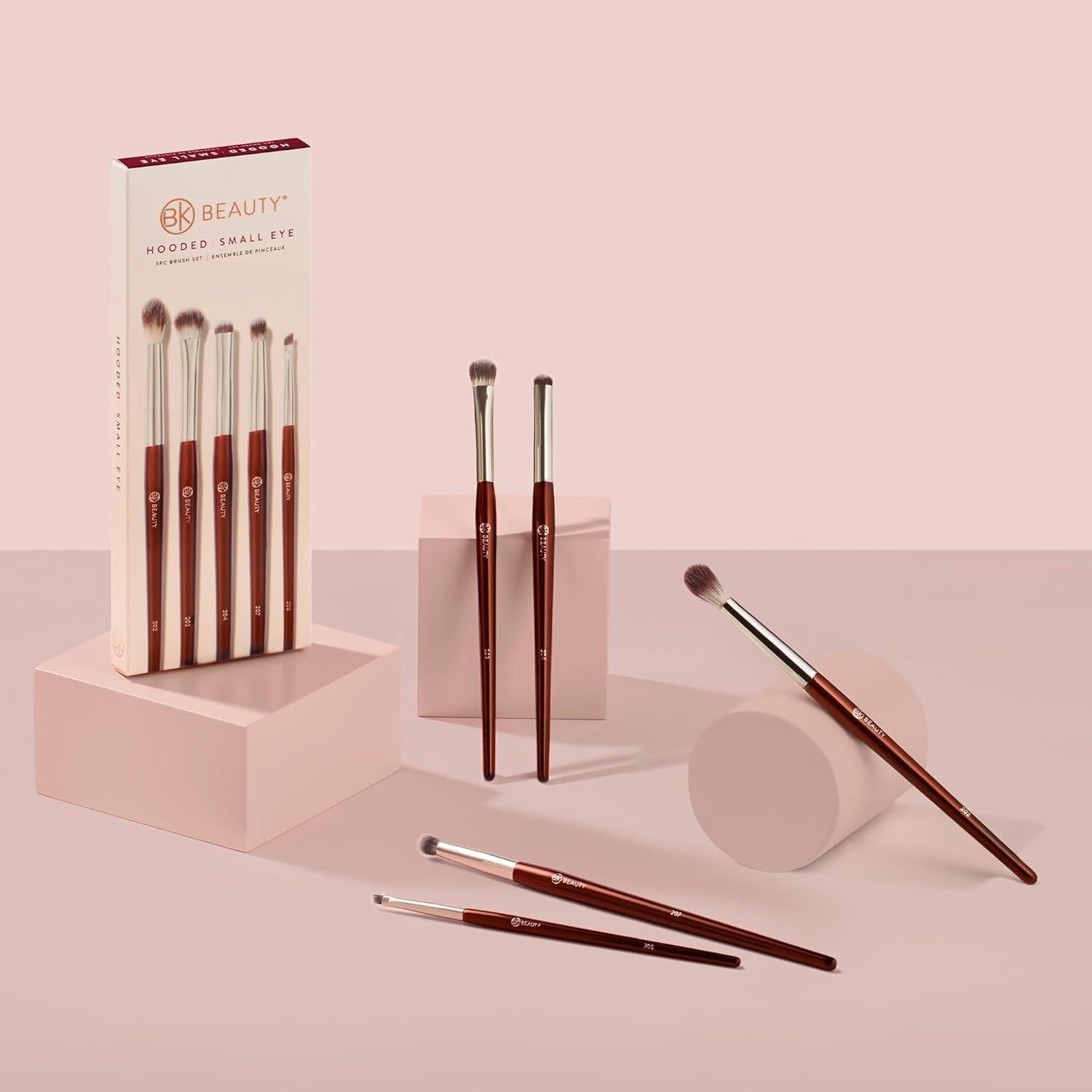 Juego de Brochas para Ojos BK Beauty - 5 Piezas Ultra Suaves