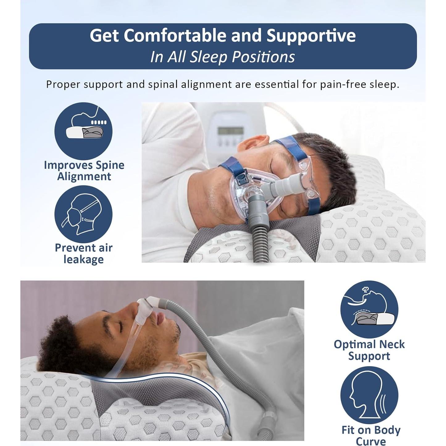 Almohada CPAP IKSTAR Reina Ajustable Espuma Viscoelástica