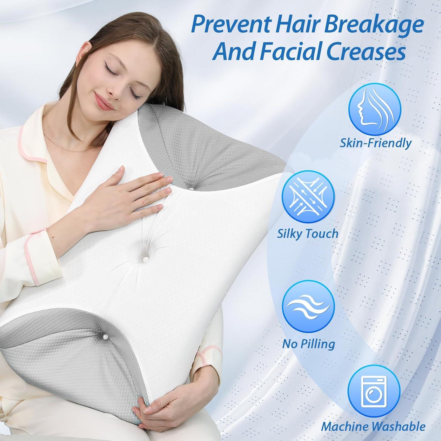 Almohada CPAP HOMCA PL08 Ergonómica para Dormir Lado