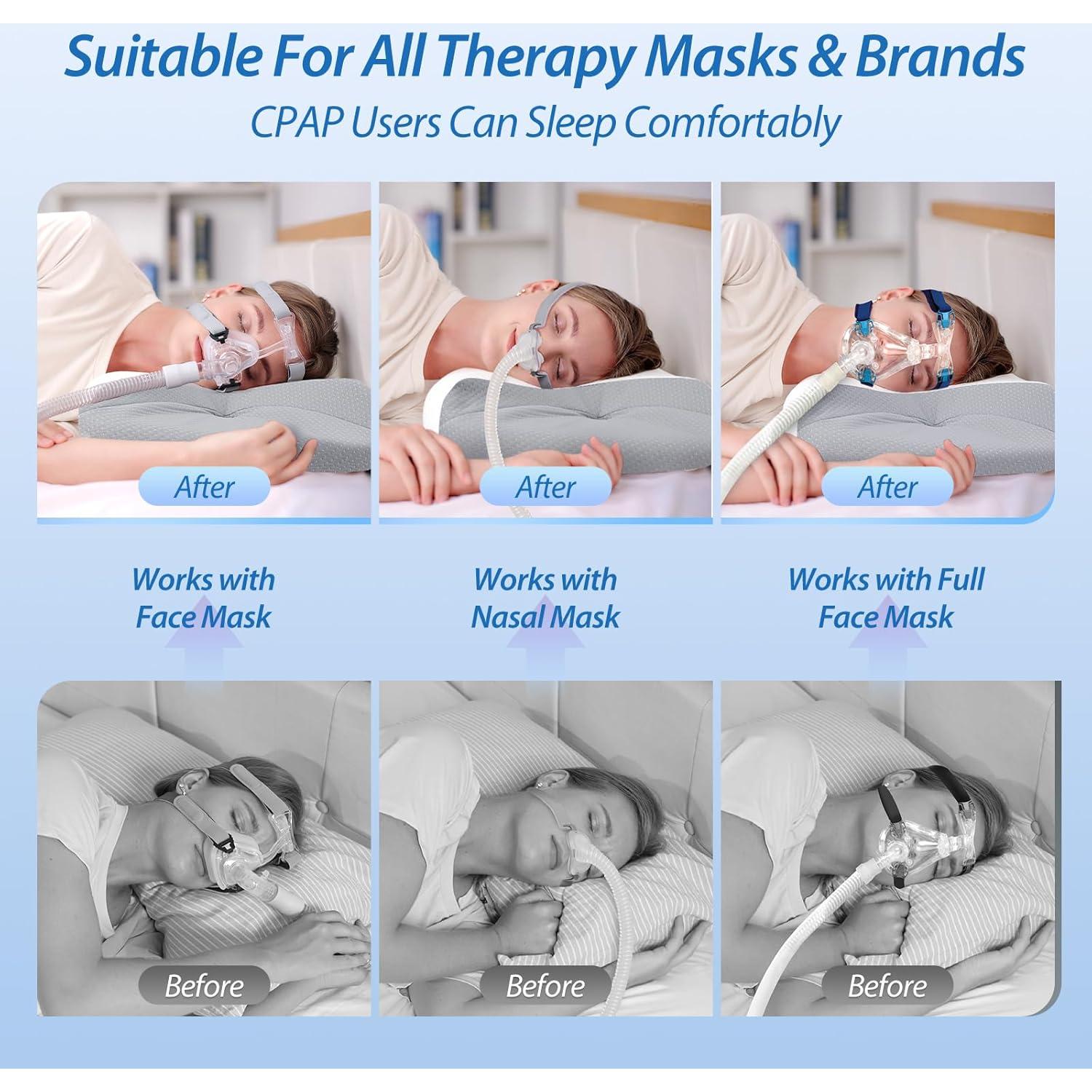 Almohada CPAP HOMCA PL08 Ergonómica para Dormir Lado