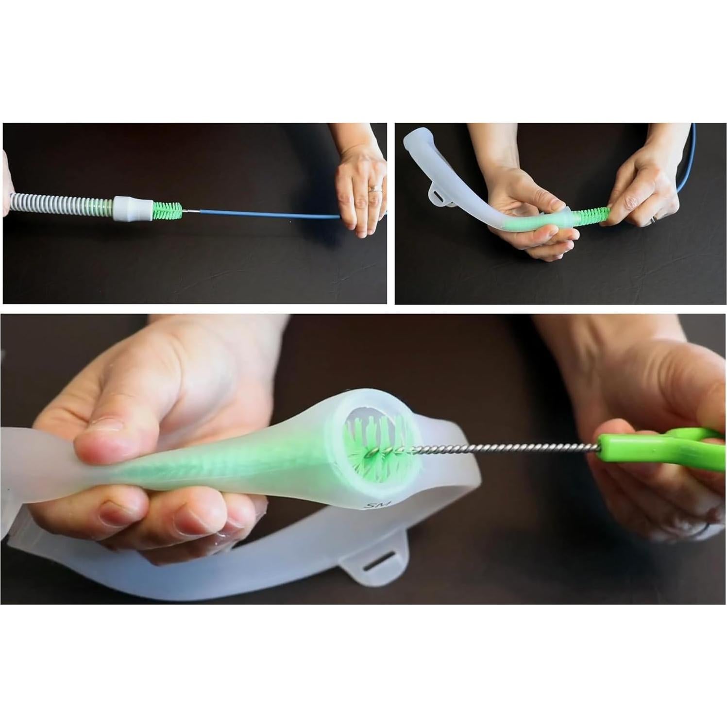 Cepillo de limpieza para mangueras CPAP Aveen 15mm y 19mm