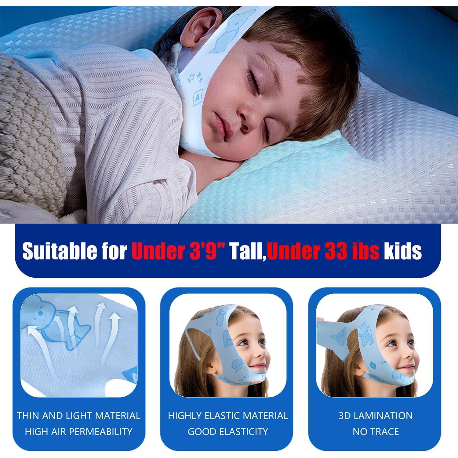 Correa de Barbilla Anti Ronquidos Niños Woivok - Tamaño Pequeño