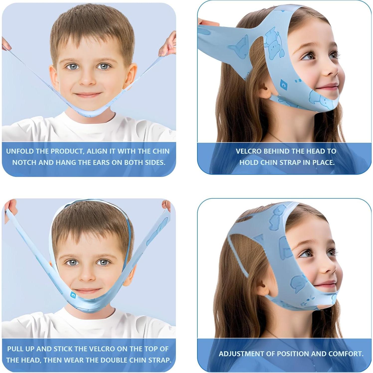 Correa de Barbilla Anti Ronquidos Niños Woivok - Tamaño Pequeño