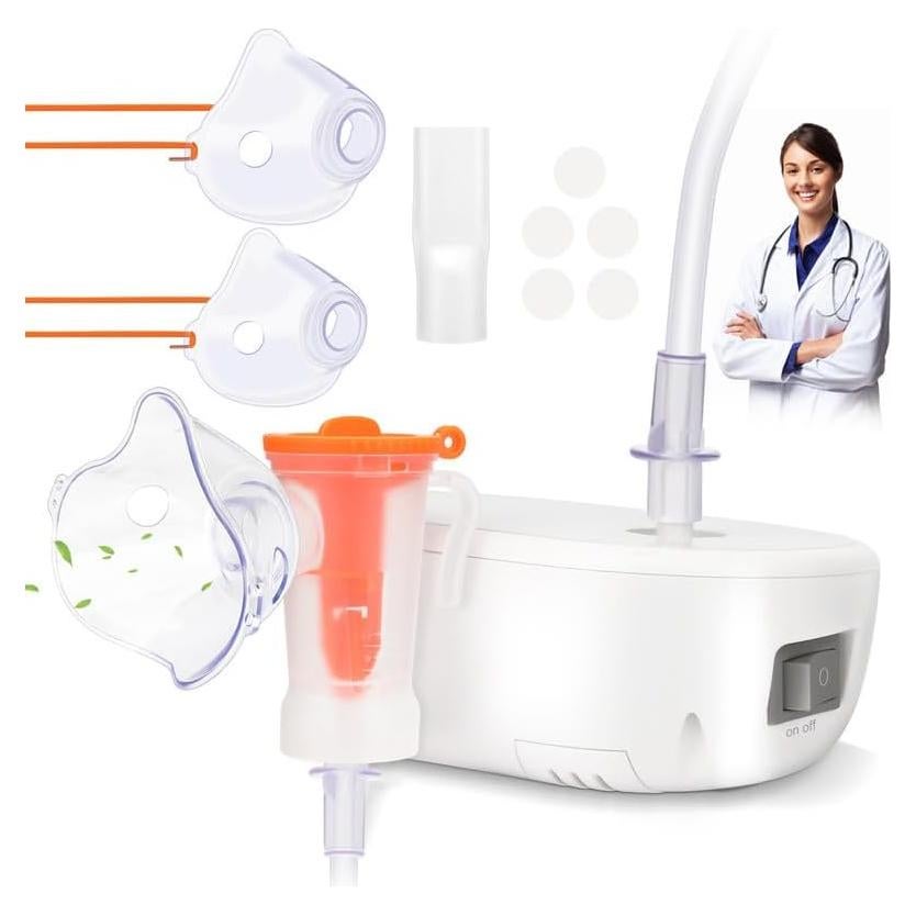 Compresor de Malla Lesofi para Respiración - Nebulizador Compacto