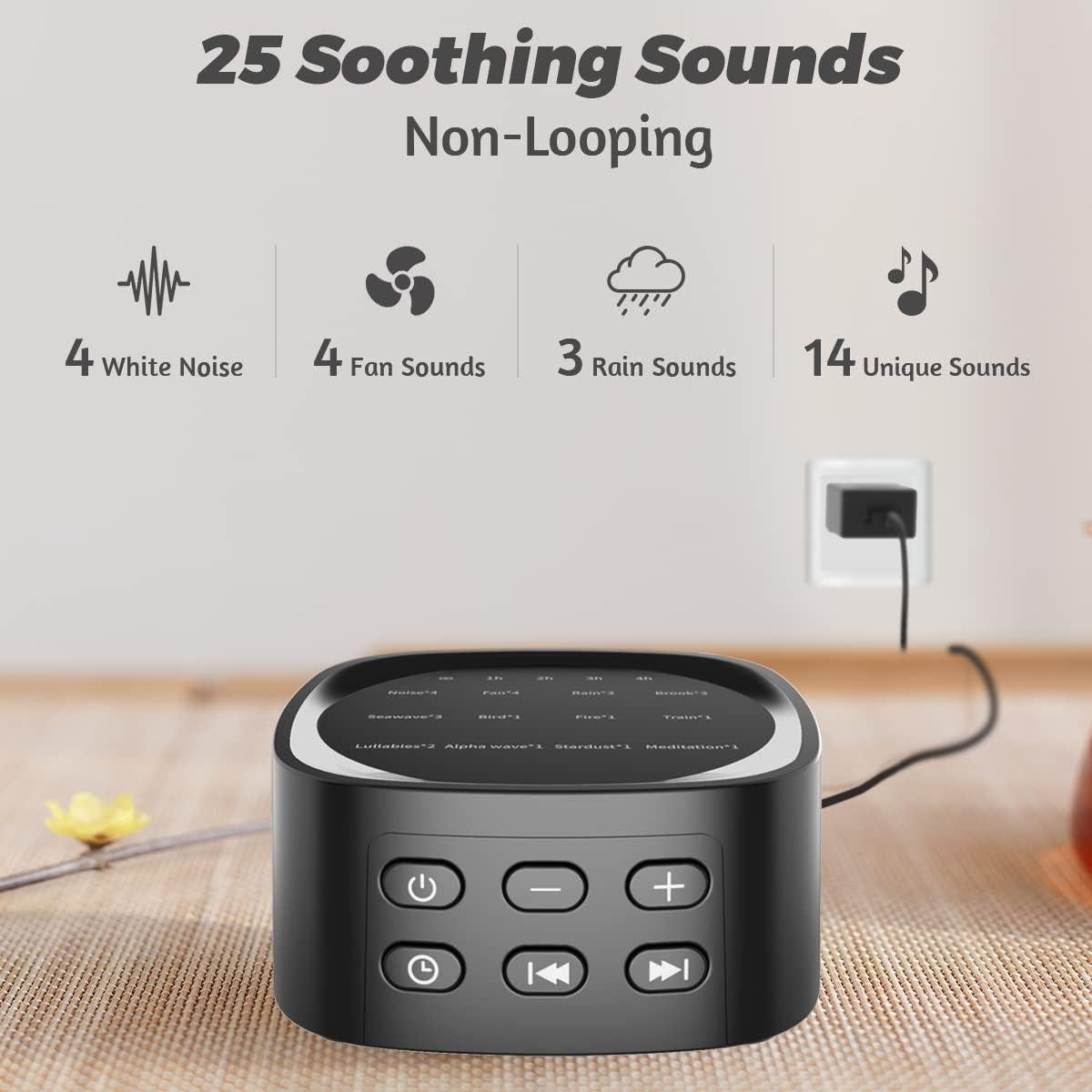 Máquina de Sonido Sleepbox FETEGT1888 25 Sonidos 36 Volumen