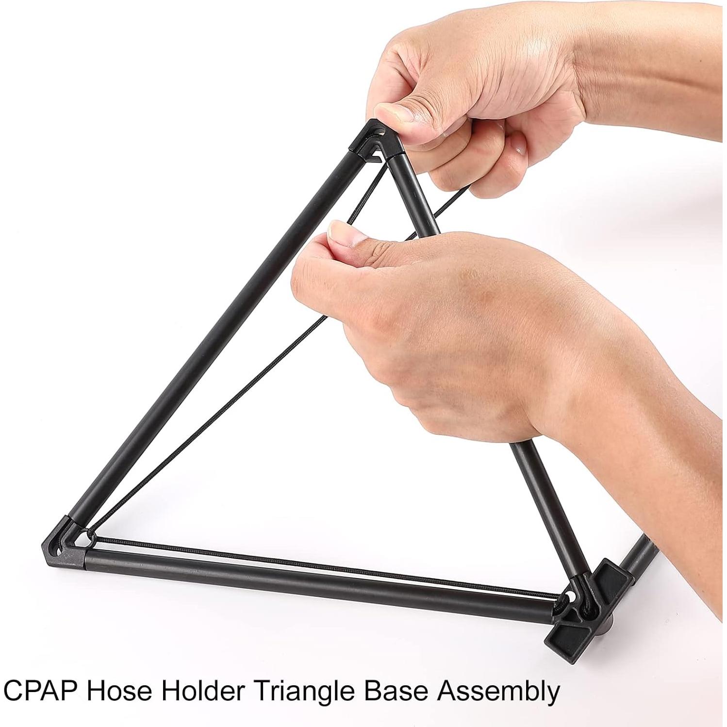 Soporte de Manguera CPAP LONYEON - Base Triangular Fija