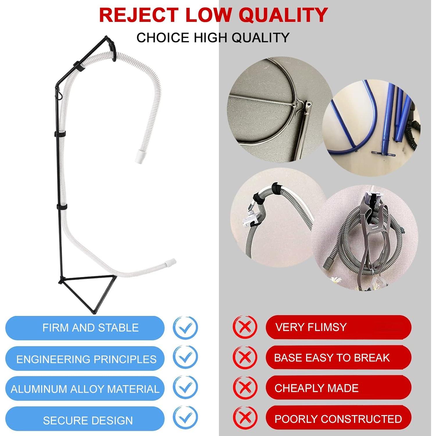 Soporte de Manguera CPAP LONYEON - Base Triangular Fija