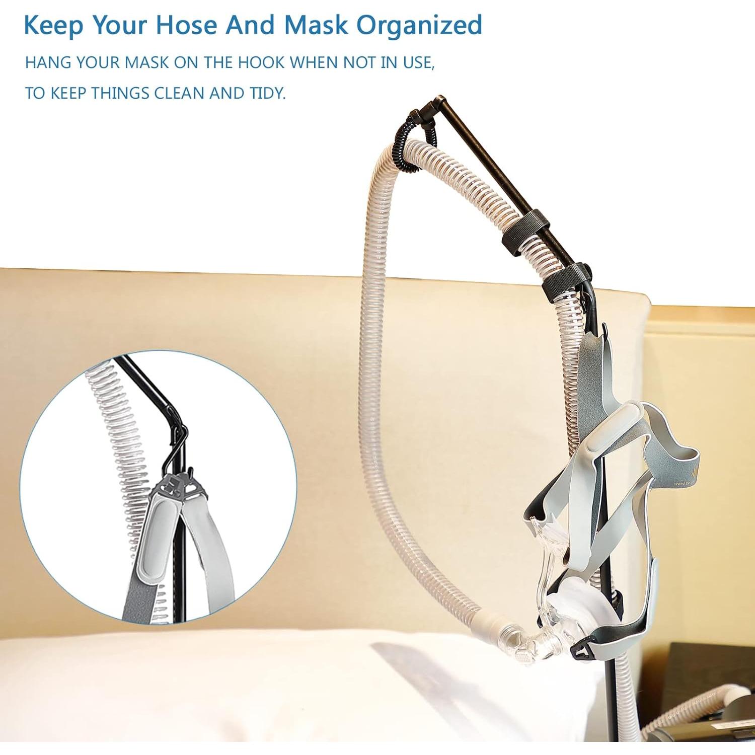 Soporte de Manguera CPAP LONYEON - Base Triangular Fija