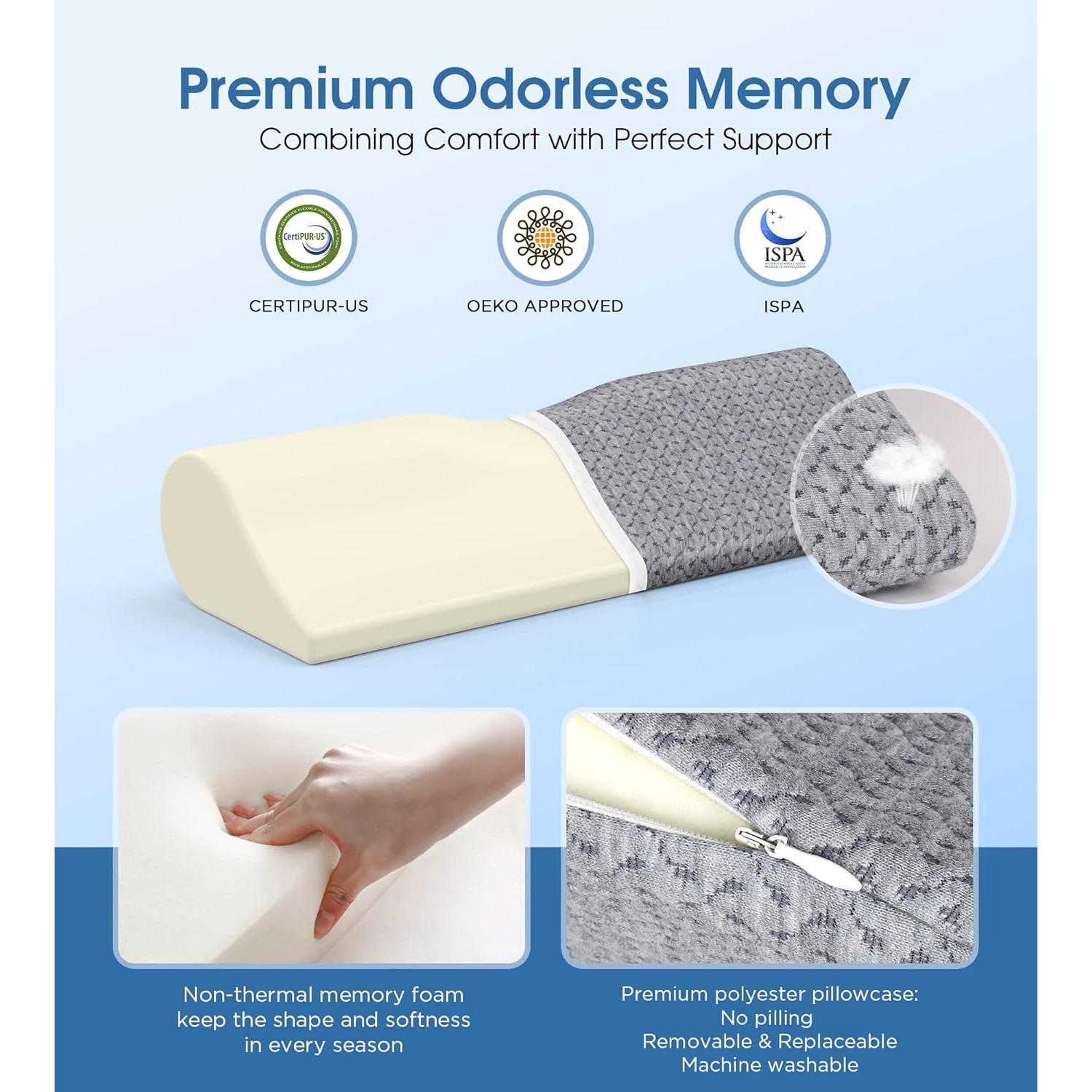 Cojín Cervical Demelon Espuma Viscoelástica Alivio Dolor