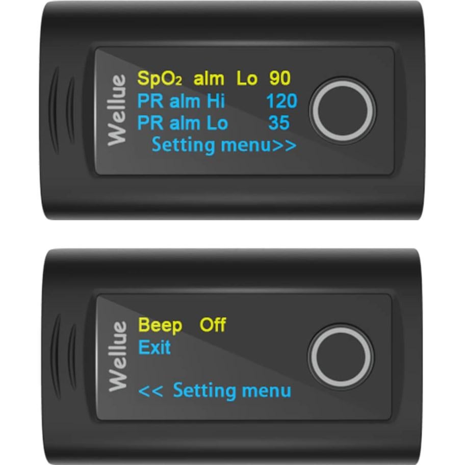 Oxímetro de Pulso Wellue PC-60FW Bluetooth con APP
