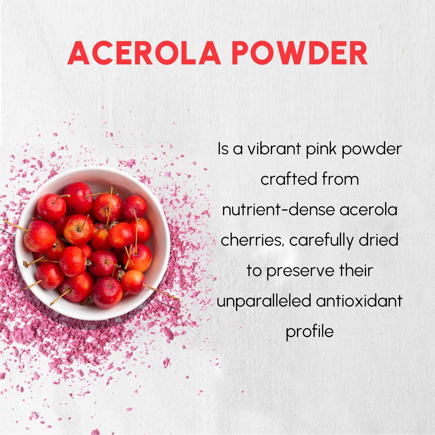Polvo de Cereza Acerola 227 g - Vitamina C Natural para Batidos