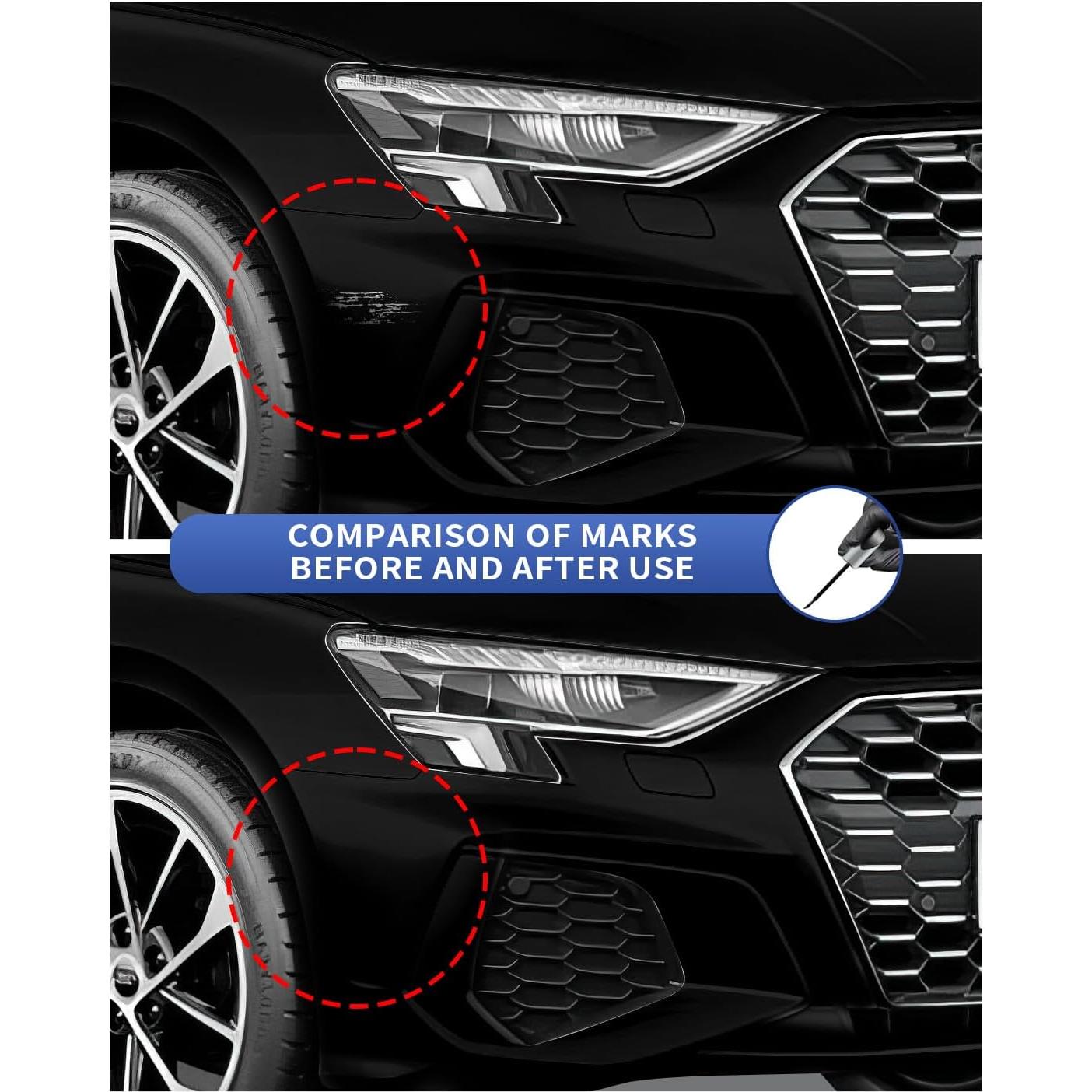 Kit de Reparación de Pintura PARTS4EV Negro Brillante 12.1ml