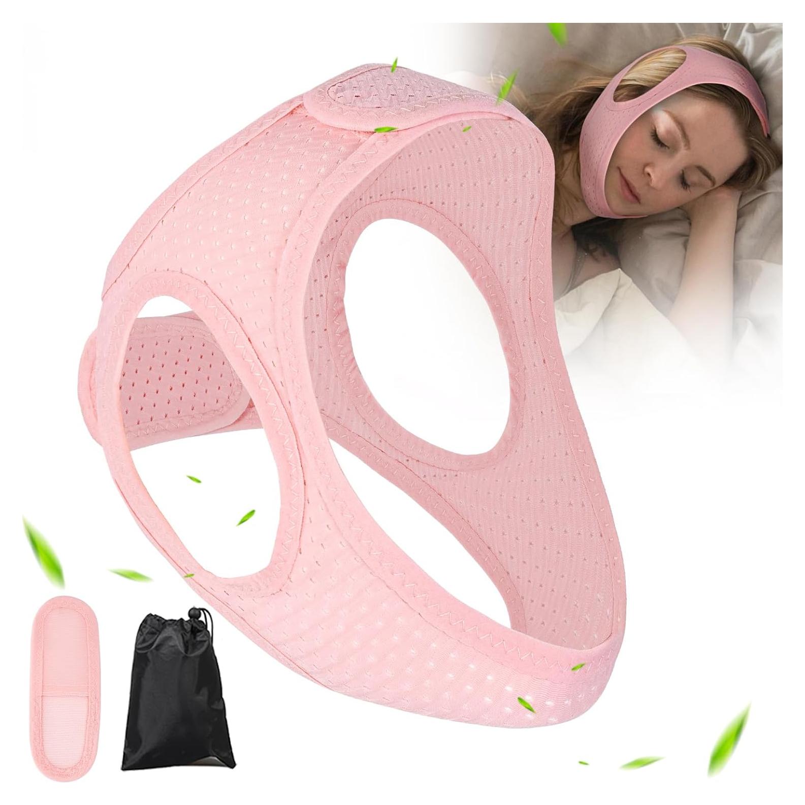 Correa de Barbilla Forzacx Antironquido Transpirable Rosa