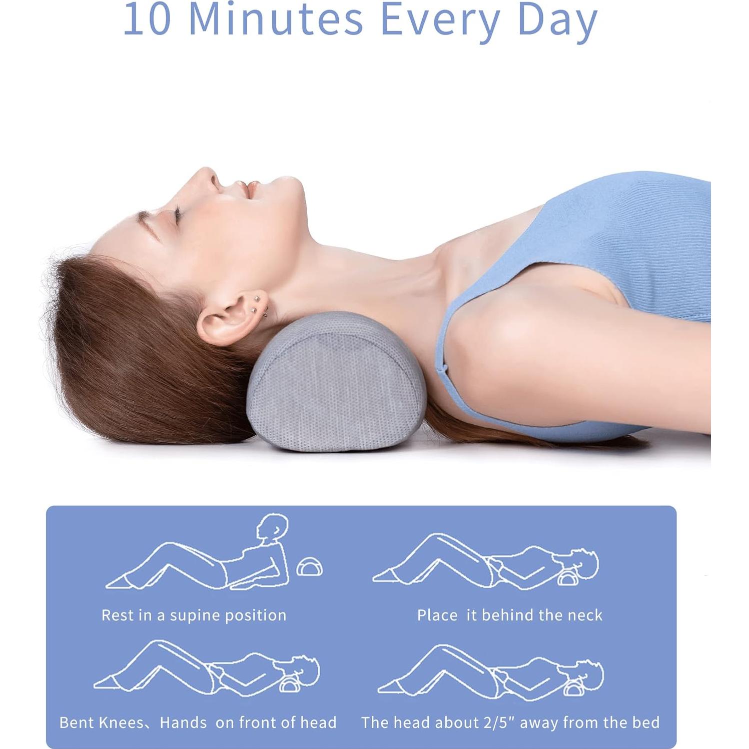 Almohada de Rollo Bespilow para Cuello - Espuma Memoria