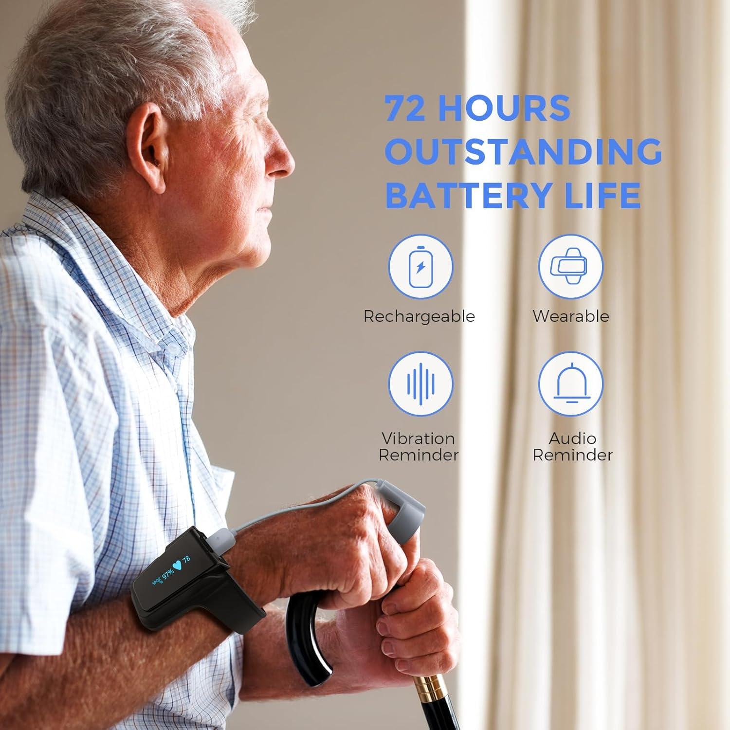 Oxímetro de Pulso de Muñeca Checkme O2 Max Bluetooth 72h