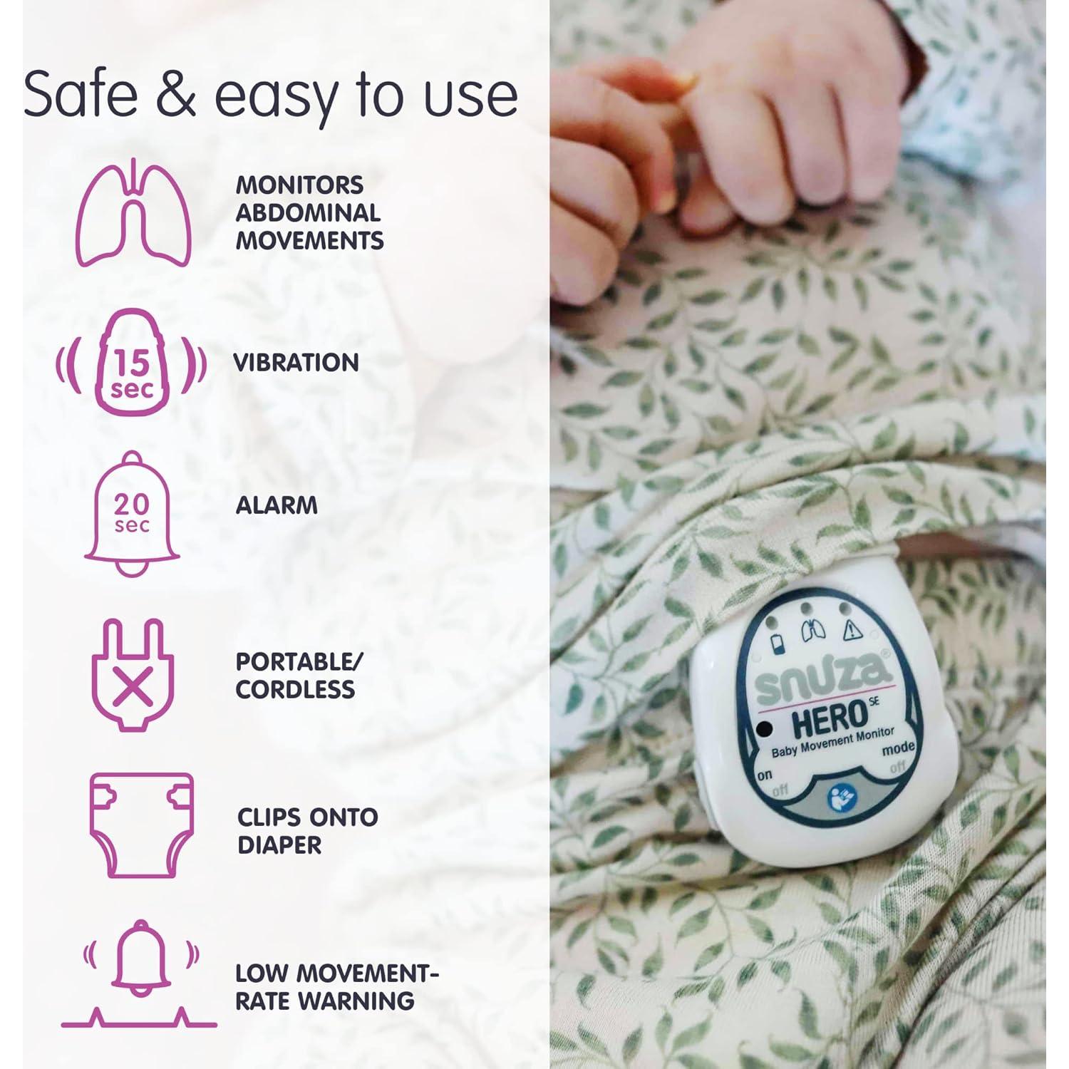 Monitor de Bebé Snuza Hero SE - Alerta de Movimiento