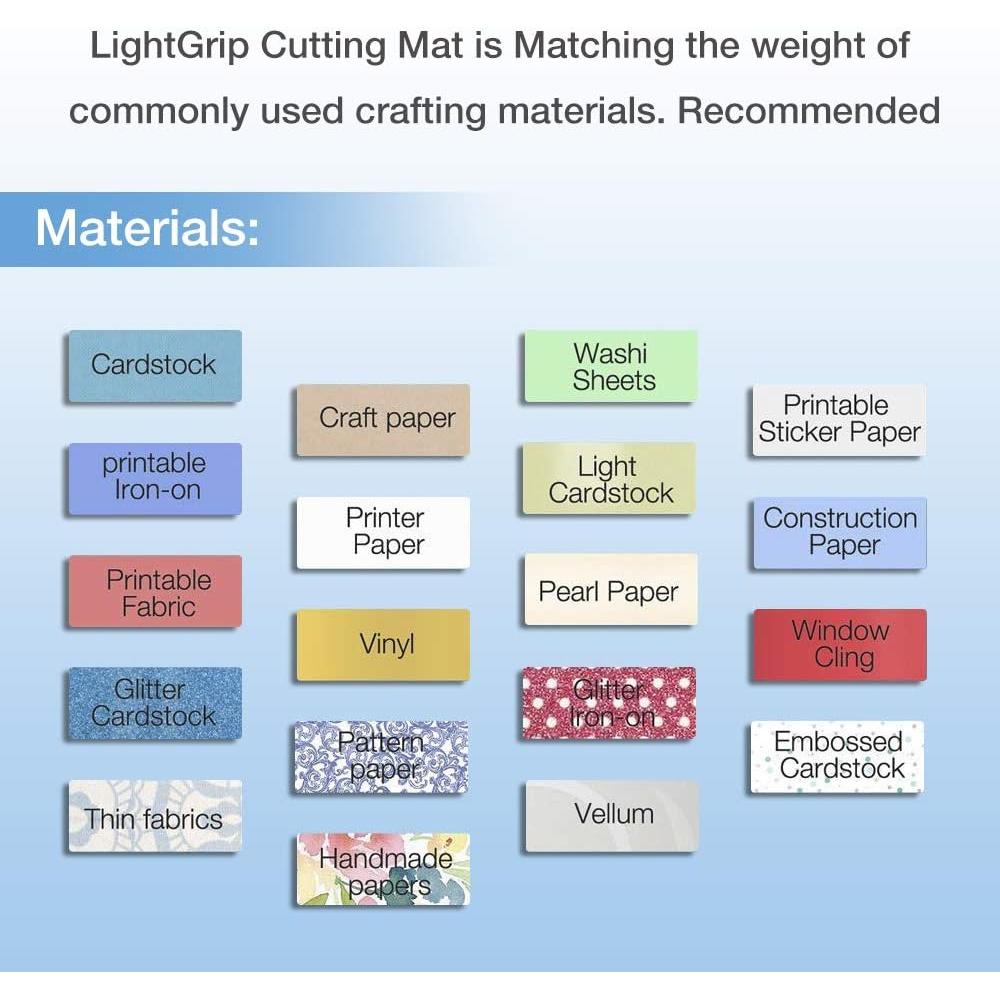 Mat de Corte Adhesivo REALIKE 12x12 LightGrip - 3 Piezas
