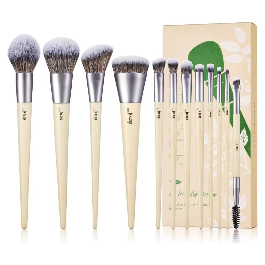 Juego de Brochas de Maquillaje Veganas Jessup 12 Piezas