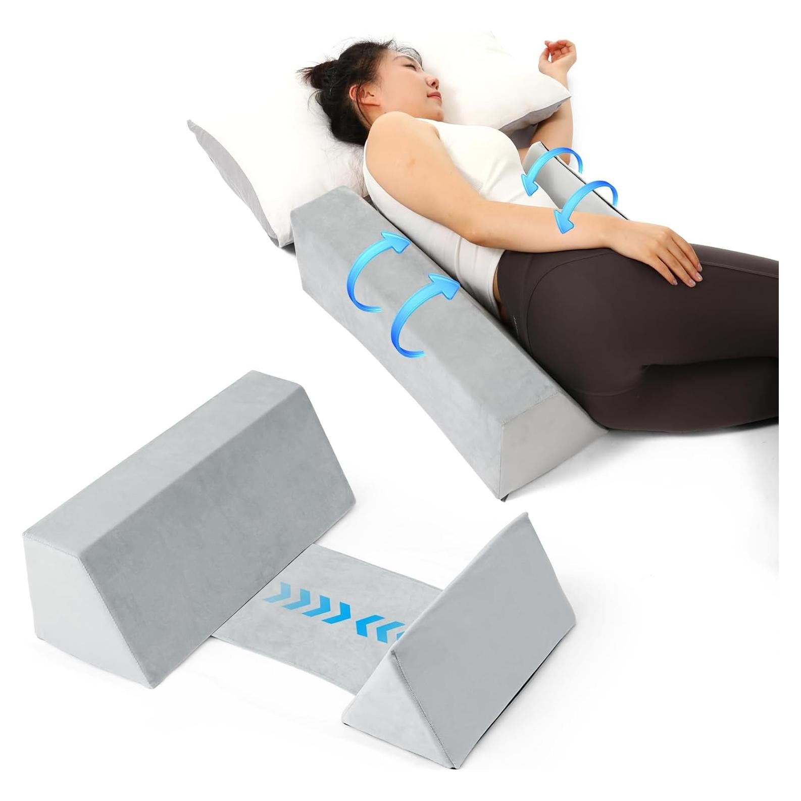 Almohada Cuña de Posicionamiento Fanwer Ajustable para Dormir