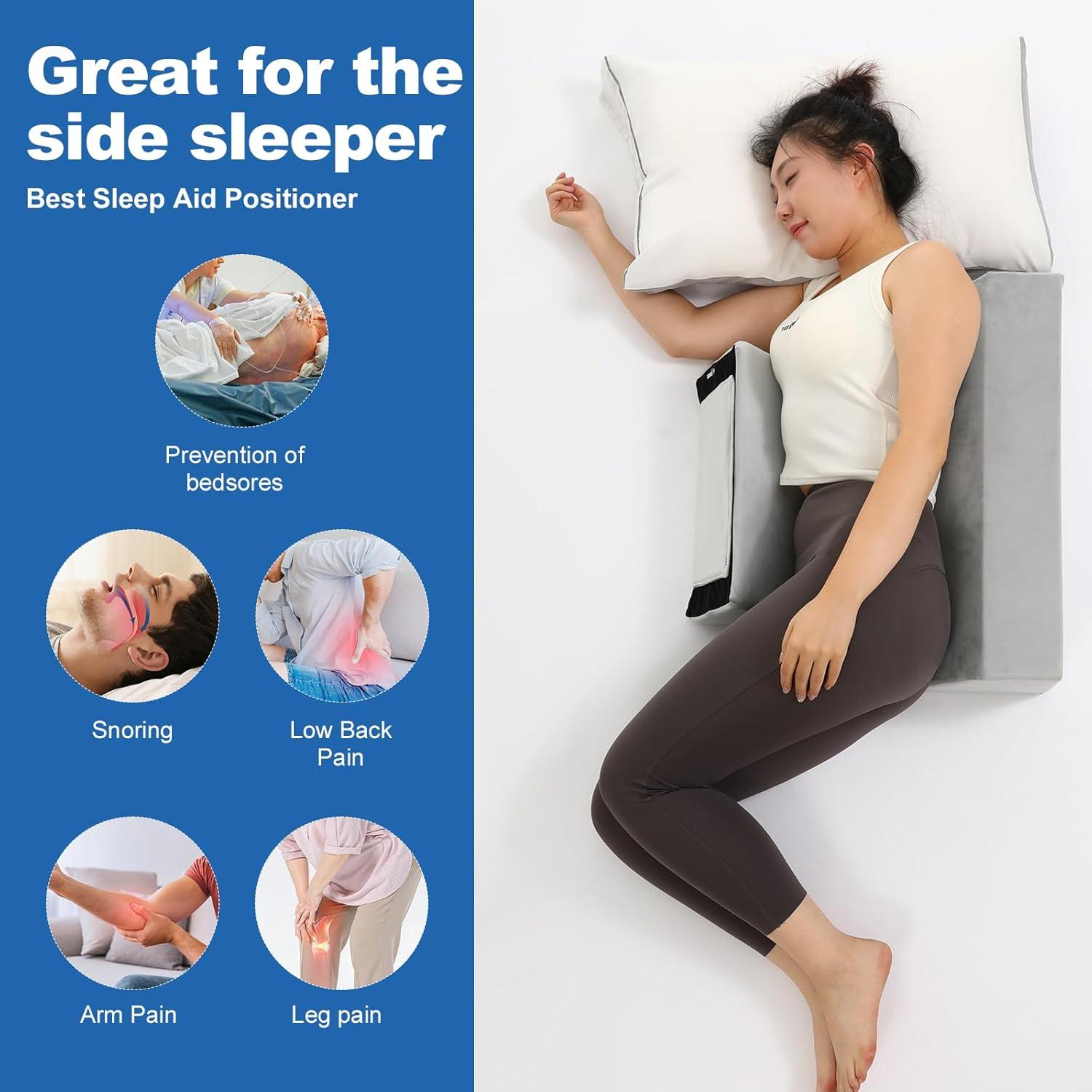 Almohada Cuña de Posicionamiento Fanwer Ajustable para Dormir
