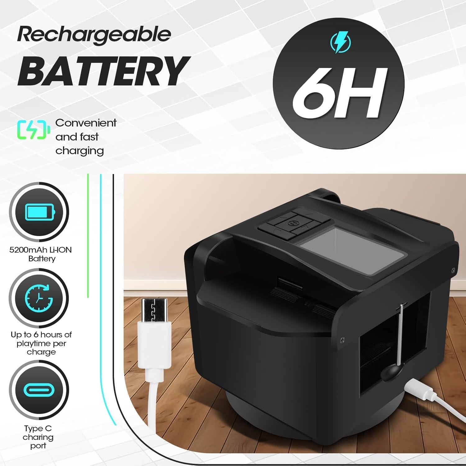 Barajador y Repartidor Automático ShuffleBox G1 Pro - Silencioso, Recargable, Control Remoto