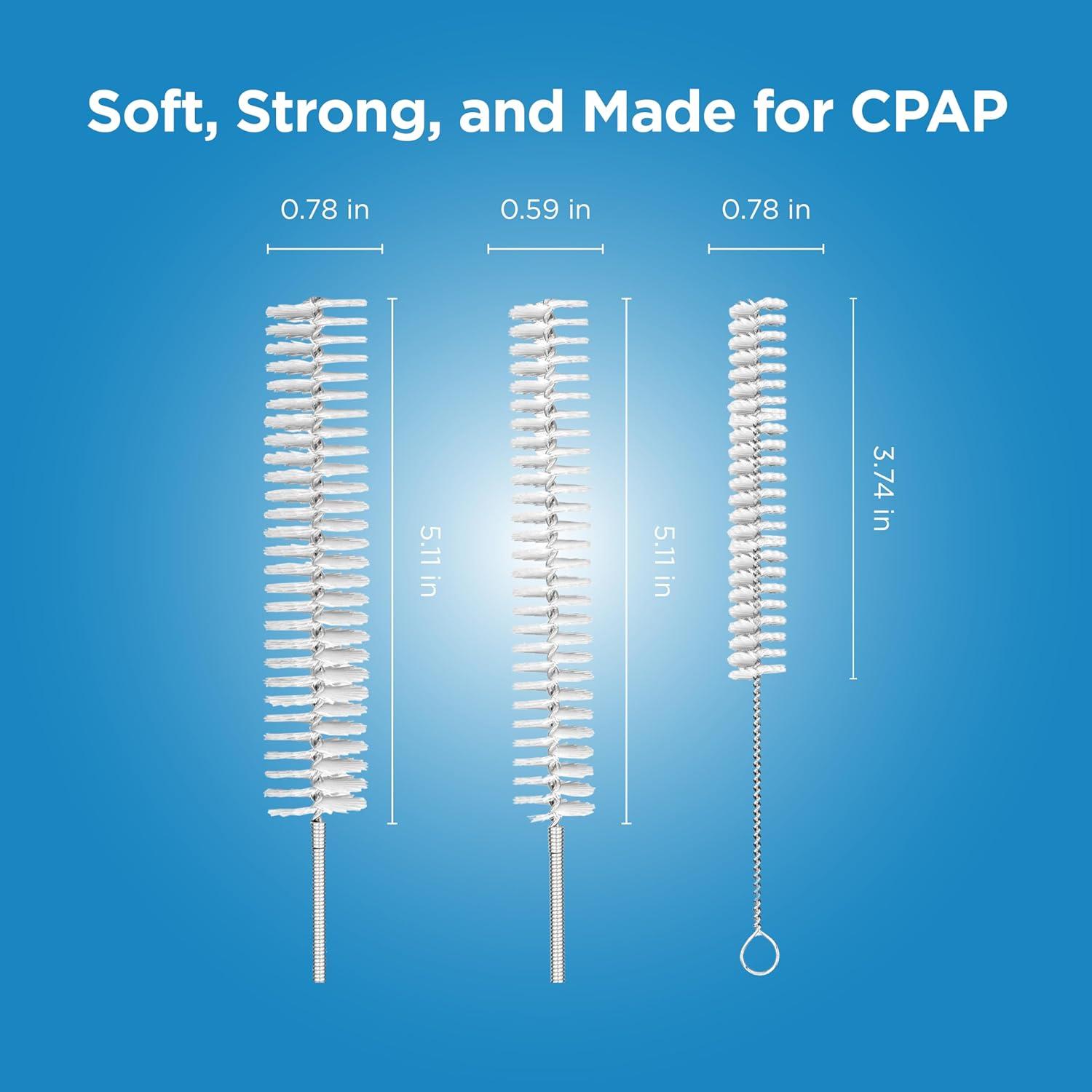 Cepillo de Limpieza CPAP Resplabs 8 en 1 para Mangueras y Más