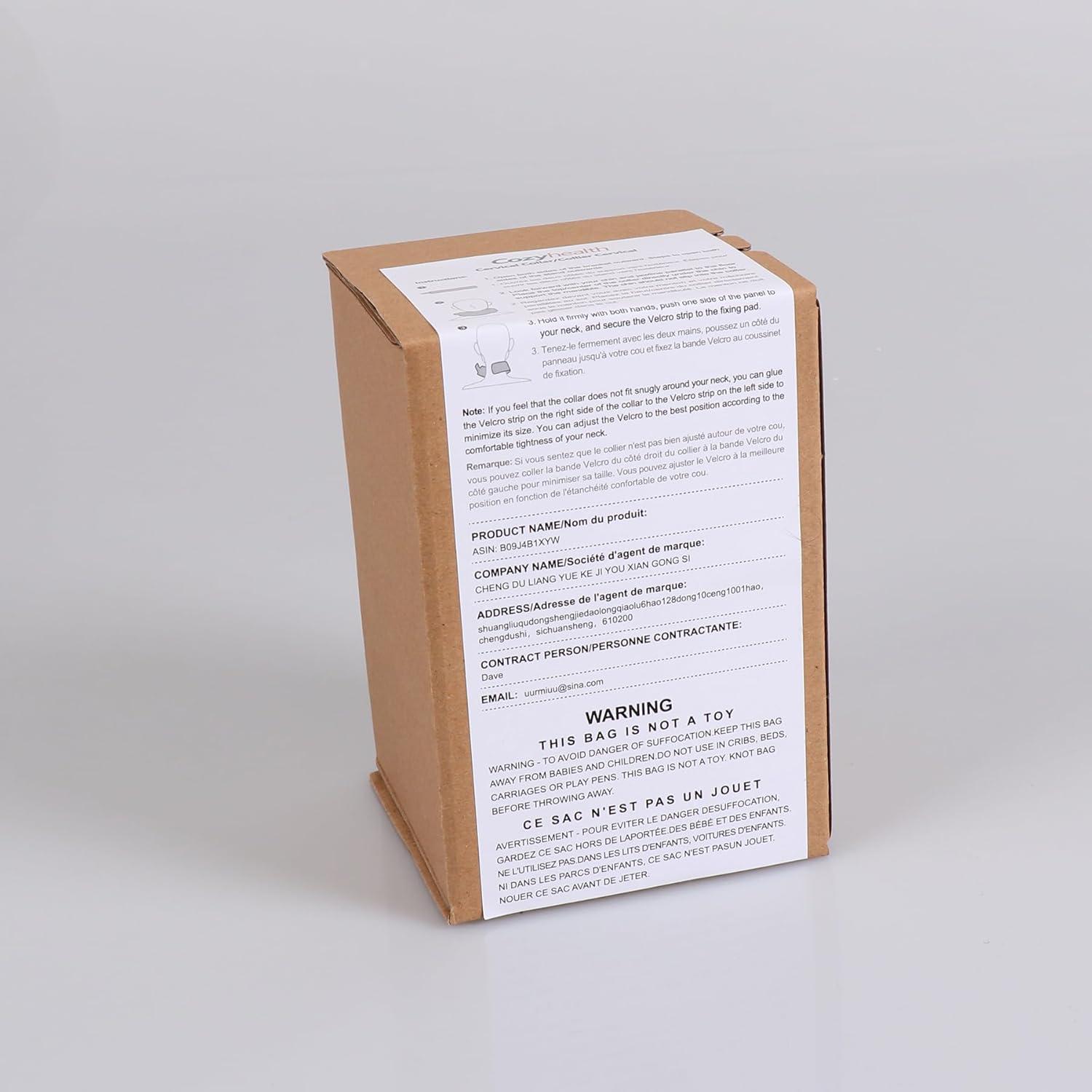 Collar Cervical Cozyhealth Ajustable para Alivio del Dolor