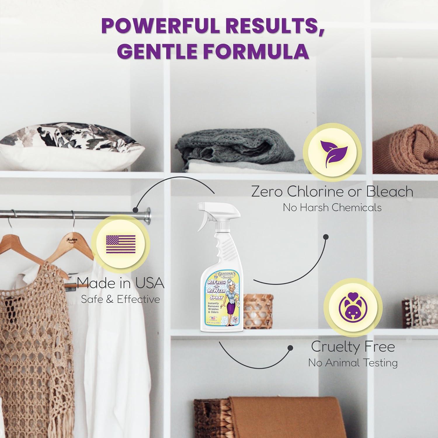 Spray ReFresh N ReWear 473ml - Elimina Arrugas y Olores