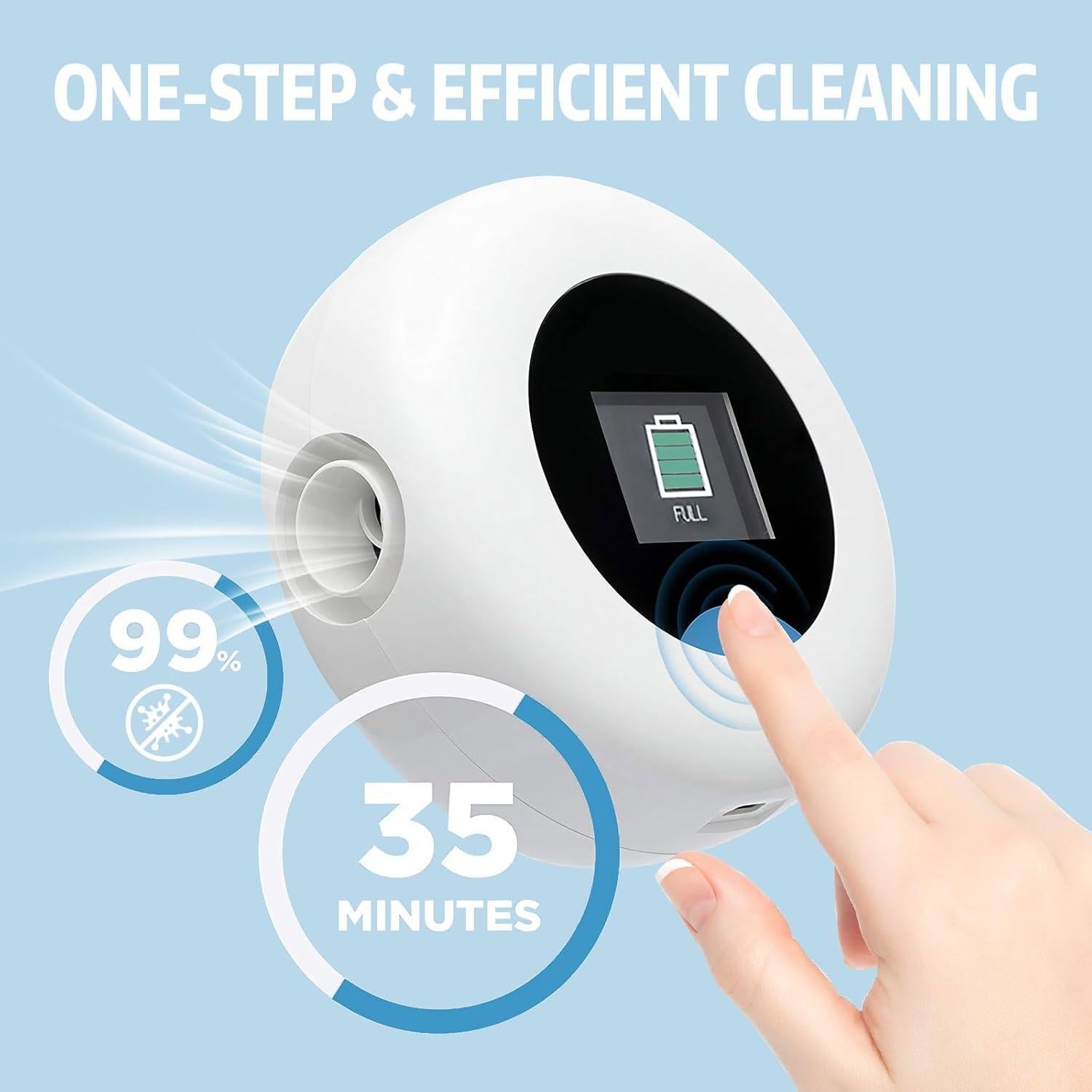 Máquina de limpieza VIRTUCLEAN PRO 100% sin agua portátil