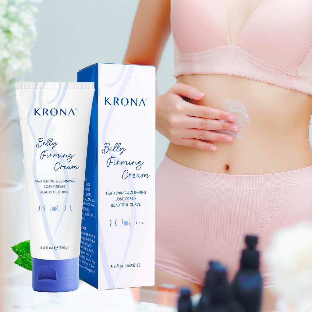 B Flat Belly Firming Cream – Tight Lift & Firm Booty Cellulite Cream – Skin Tightening & Stretch Mark Reduction for Stomach, Thighs & Butt – Hydrating & Smoothing Firming Lotion – 100g