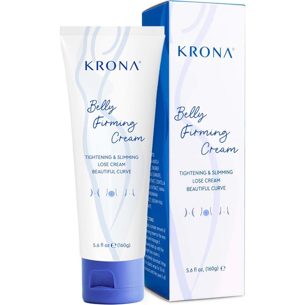 B Flat Belly Firming Cream – Tight Lift & Firm Booty Cellulite Cream – Skin Tightening & Stretch Mark Reduction for Stomach, Thighs & Butt – Hydrating & Smoothing Firming Lotion – 100g