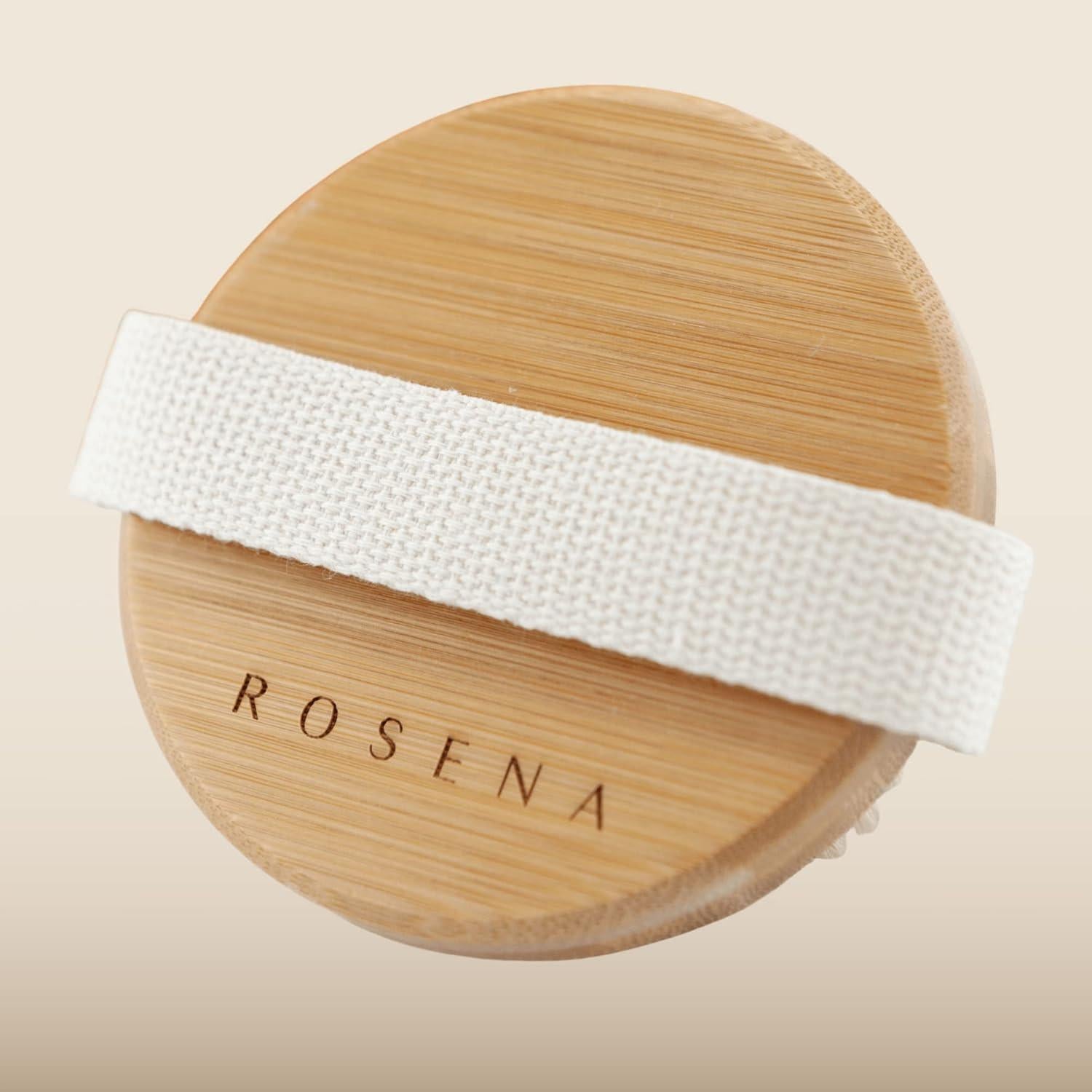 Cepillo Corporal de Cepillado Seco Rosena - Exfoliación y Drenaje Linfático