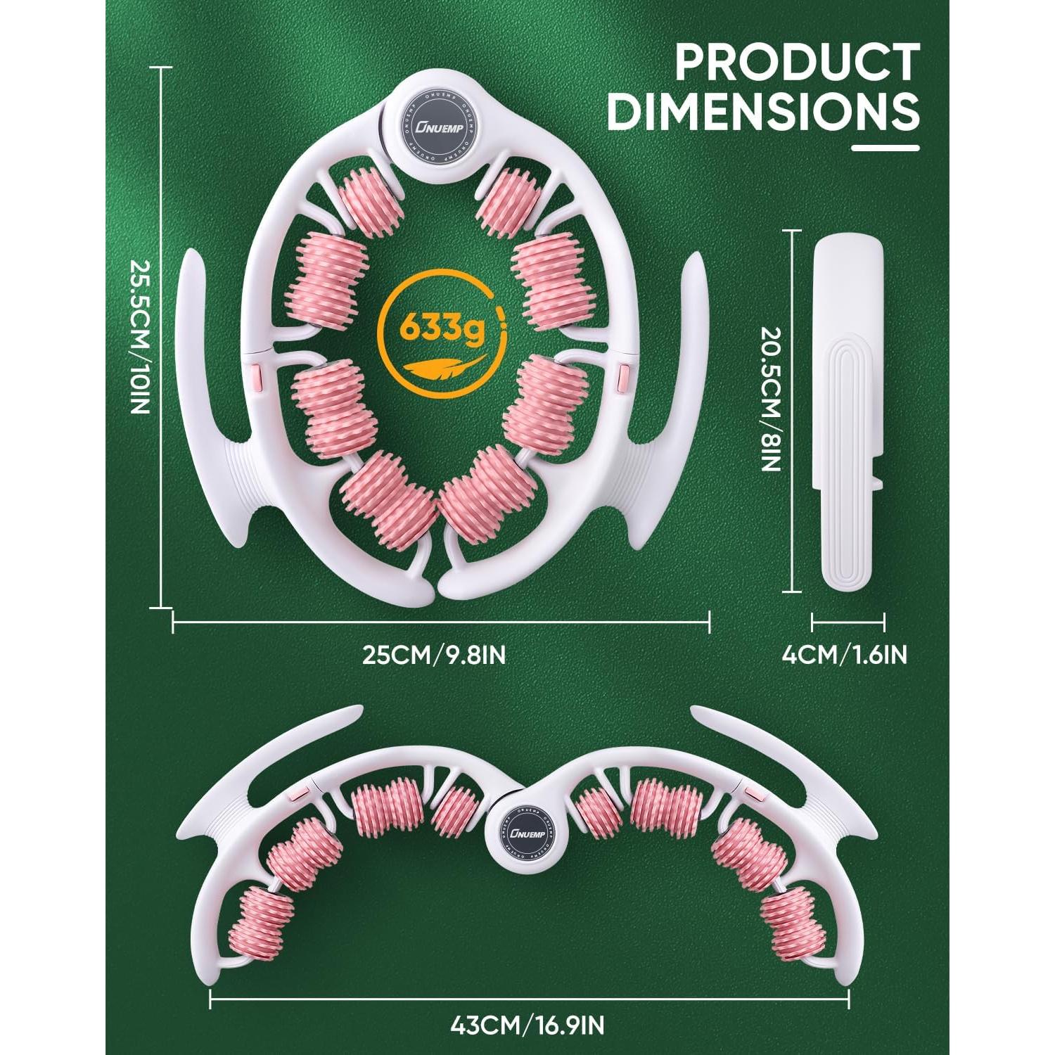 Rodillo Masajeador ONUEMP para Celulitis y Drenaje Linfático