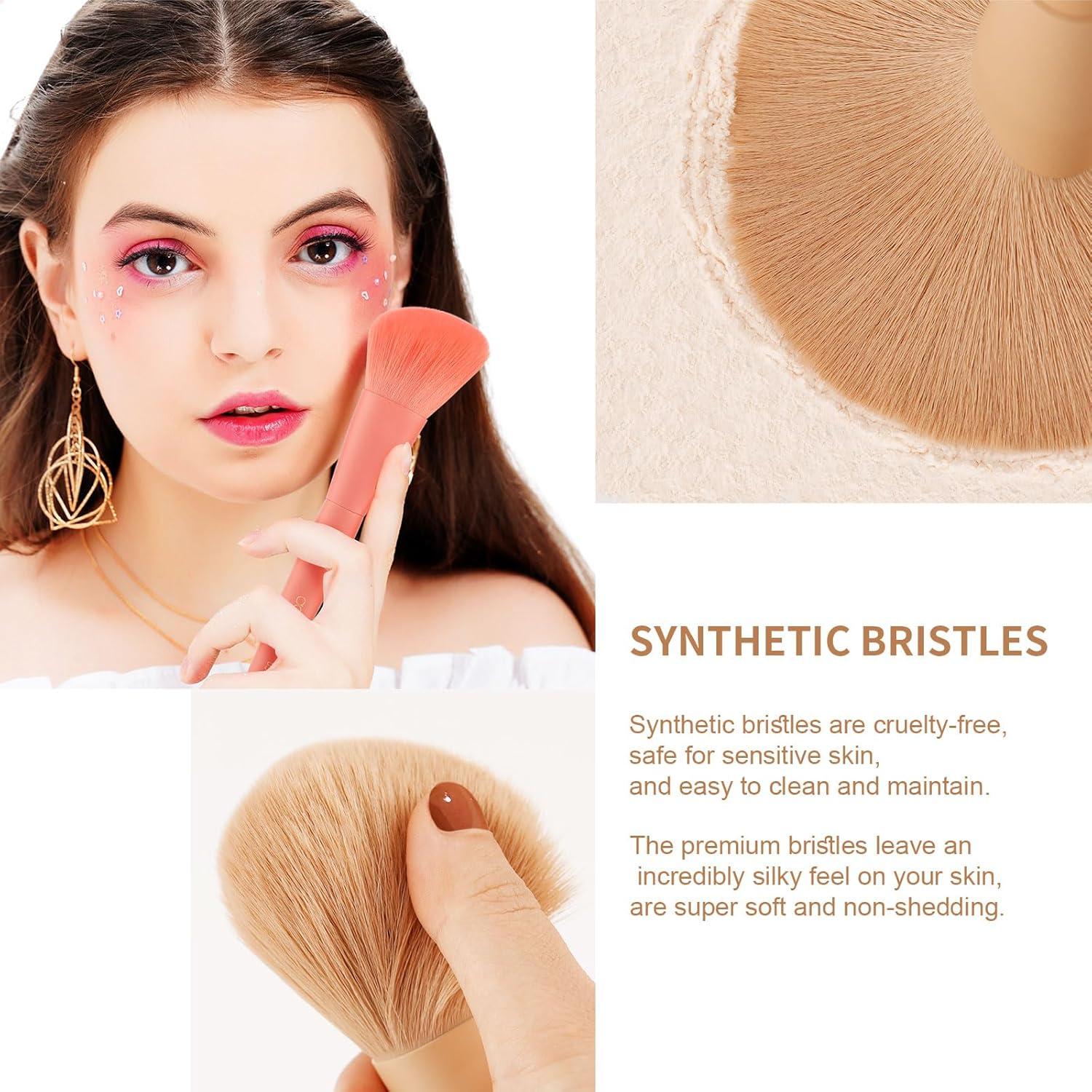 Set de Brochas de Maquillaje Docolor 17 Pcs con Bolsa