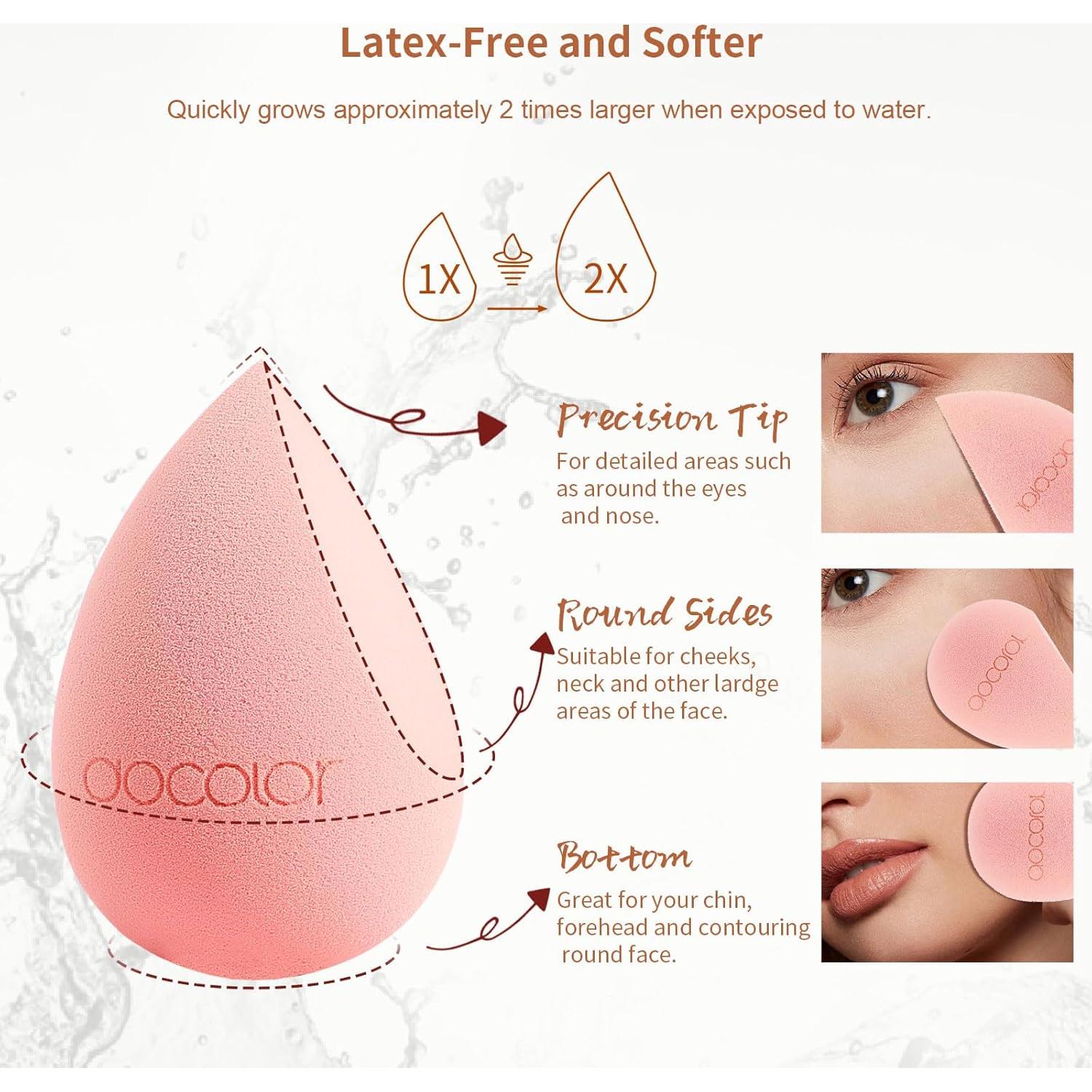 Set de Brochas de Maquillaje Docolor 17 Pcs con Bolsa