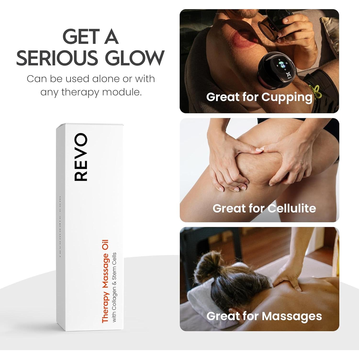 REVO Aceite de Masaje Anticelulitis con Colágeno 68g