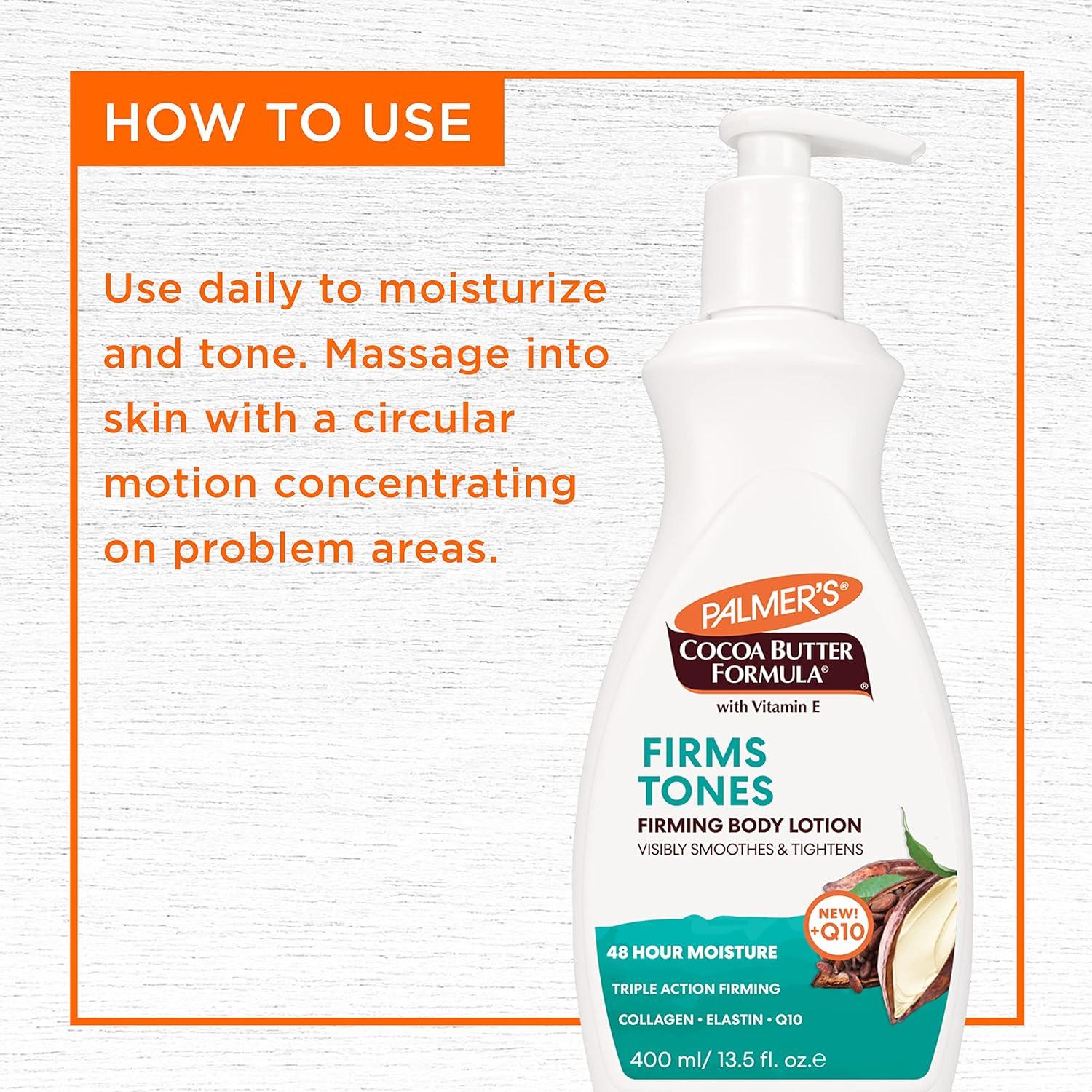 Loción Corporal Reafirmante Palmer's 2x400ml Manteca Cacao