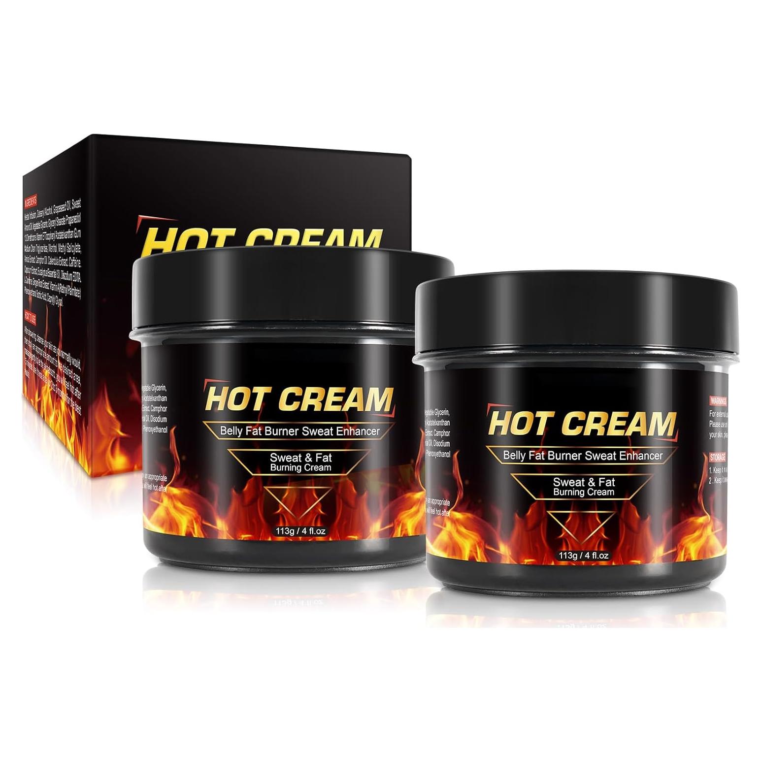 Crema Calorífica Reductora para Abdomen y Celulitis - 2 Pzas