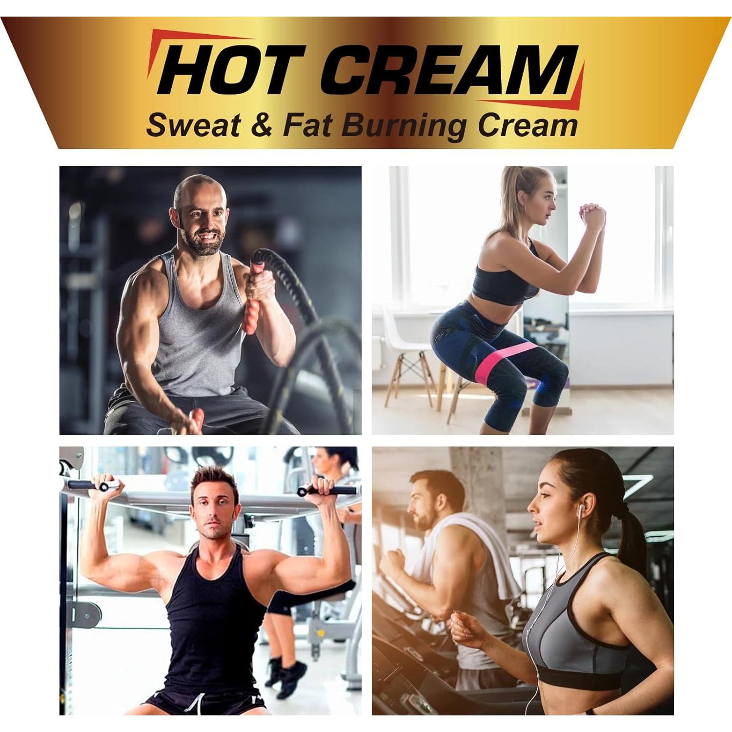 Crema Calorífica Reductora para Abdomen y Celulitis - 2 Pzas