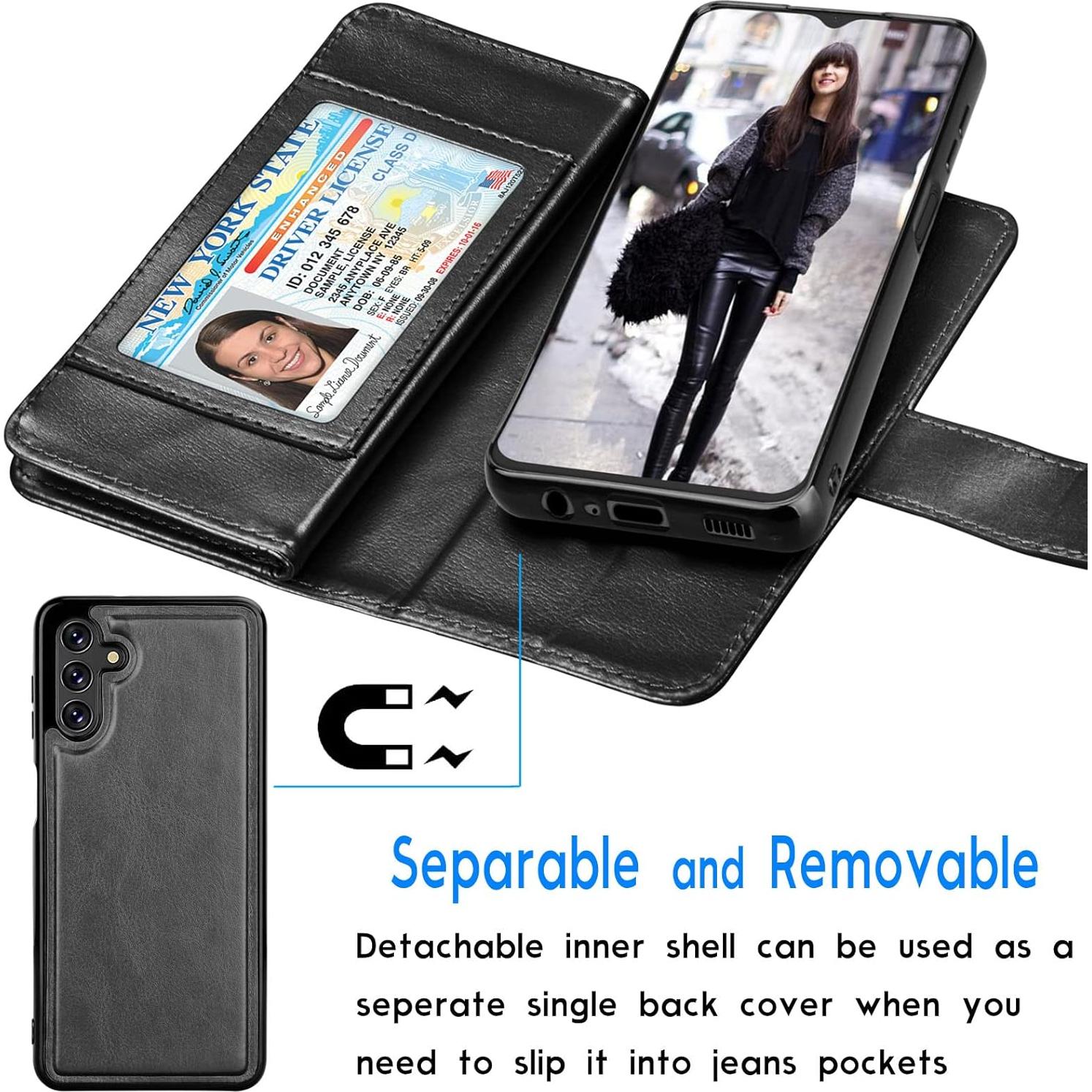 Funda Tekcoo para Galaxy A13 5G, Cartera PU, 11 Tarjetas