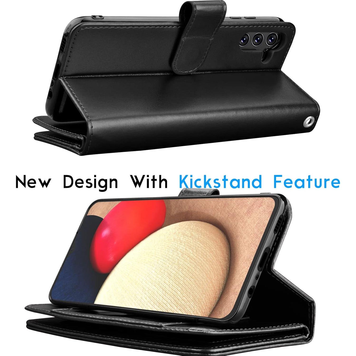 Funda Tekcoo para Galaxy A13 5G, Cartera PU, 11 Tarjetas