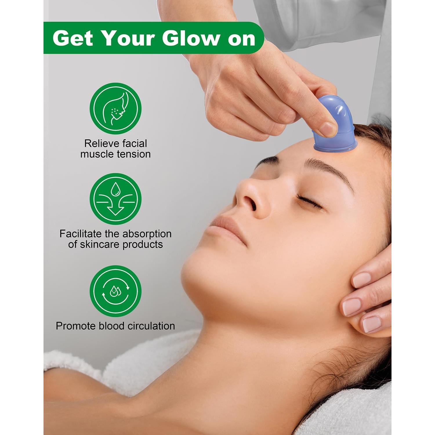 Kit de Ventosas de Silicona Shkiby - 6 Piezas Anticelulitis