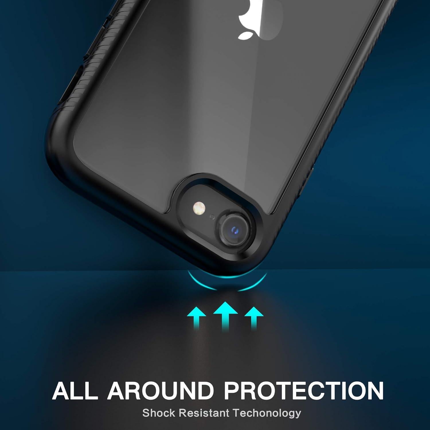 Funda IDweel para iPhone SE 2020/8/7 con Protector Pantalla