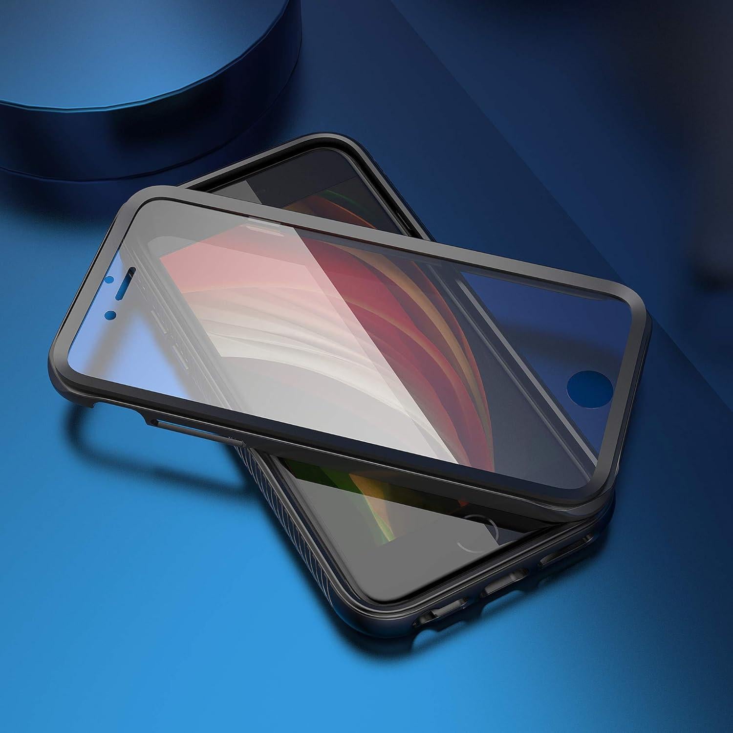 Funda IDweel para iPhone SE 2020/8/7 con Protector Pantalla