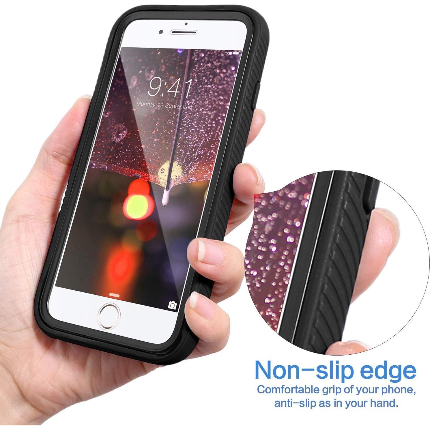 Funda IDweel para iPhone SE 2020/8/7 con Protector Pantalla