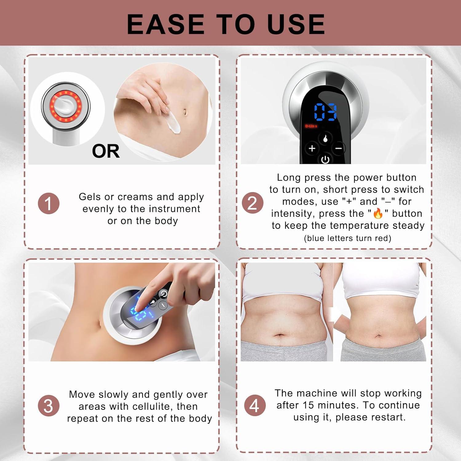 Máquina de Moldeo Corporal Inalámbrica CXGRISE - Masajeador Portátil