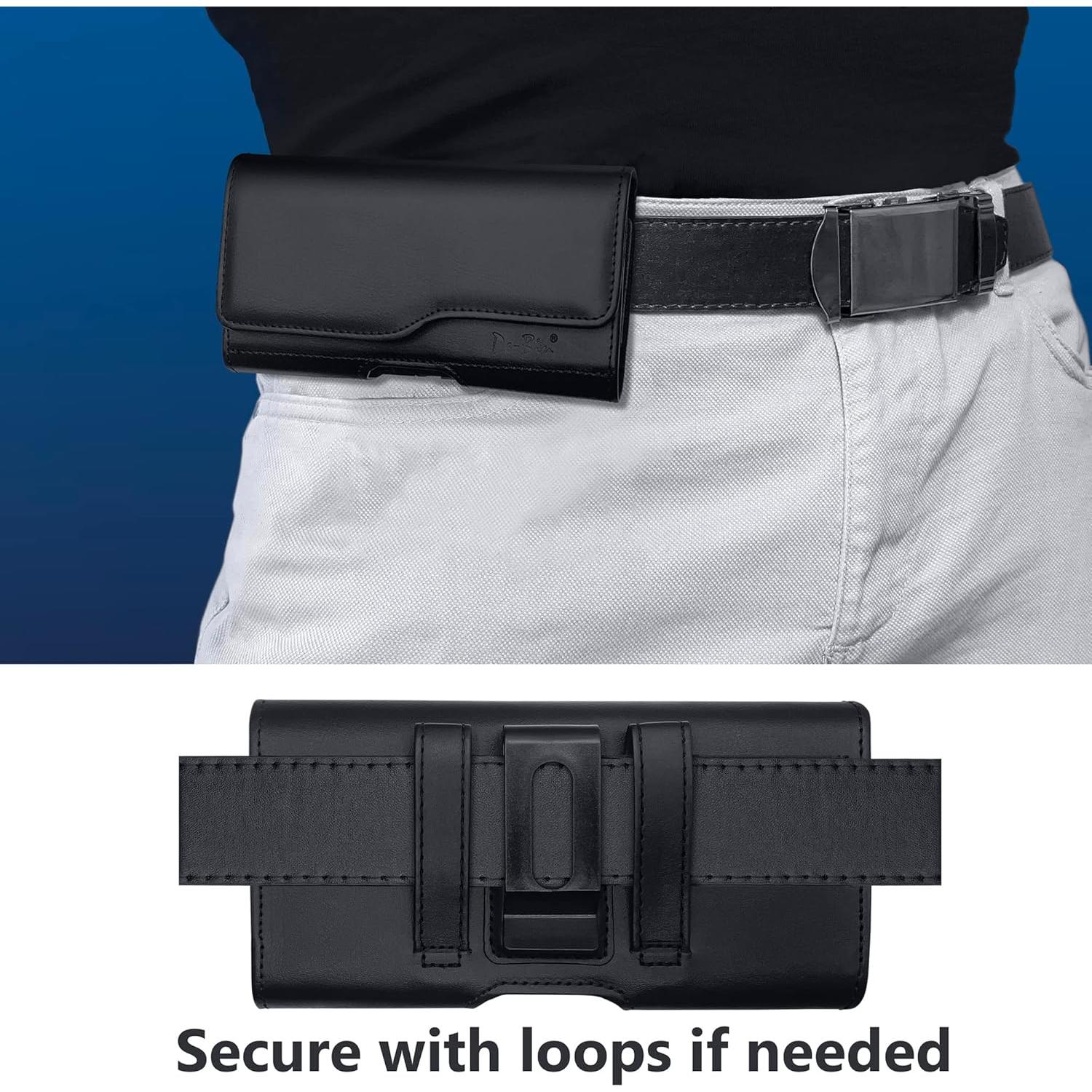 Funda DeBin para iPhone 16, 15, 14, 13, 12, 11 con Clip