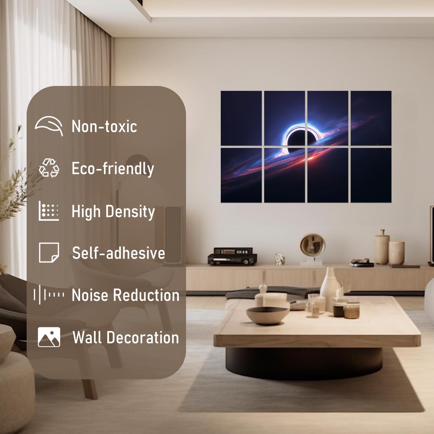 Paneles Acústicos FurnoFlexArt 121.92x81.28cm Aislamiento Sonoro